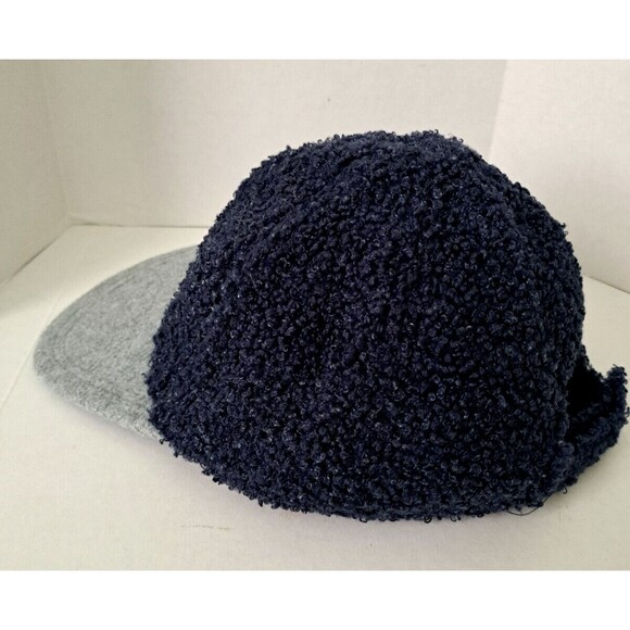 Winter Livin Yeti Bigfoot Sasquatch Fleece Youth Kids Hat Cap Blue Gray - Picture 6 of 6